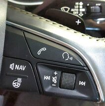 Thumbnail 3: 2017-2019 AUDI ALLROAD Q7 C7 4M 3-SPOKE STEERING WHEEL (HEATED) (BLACK LEATHER)