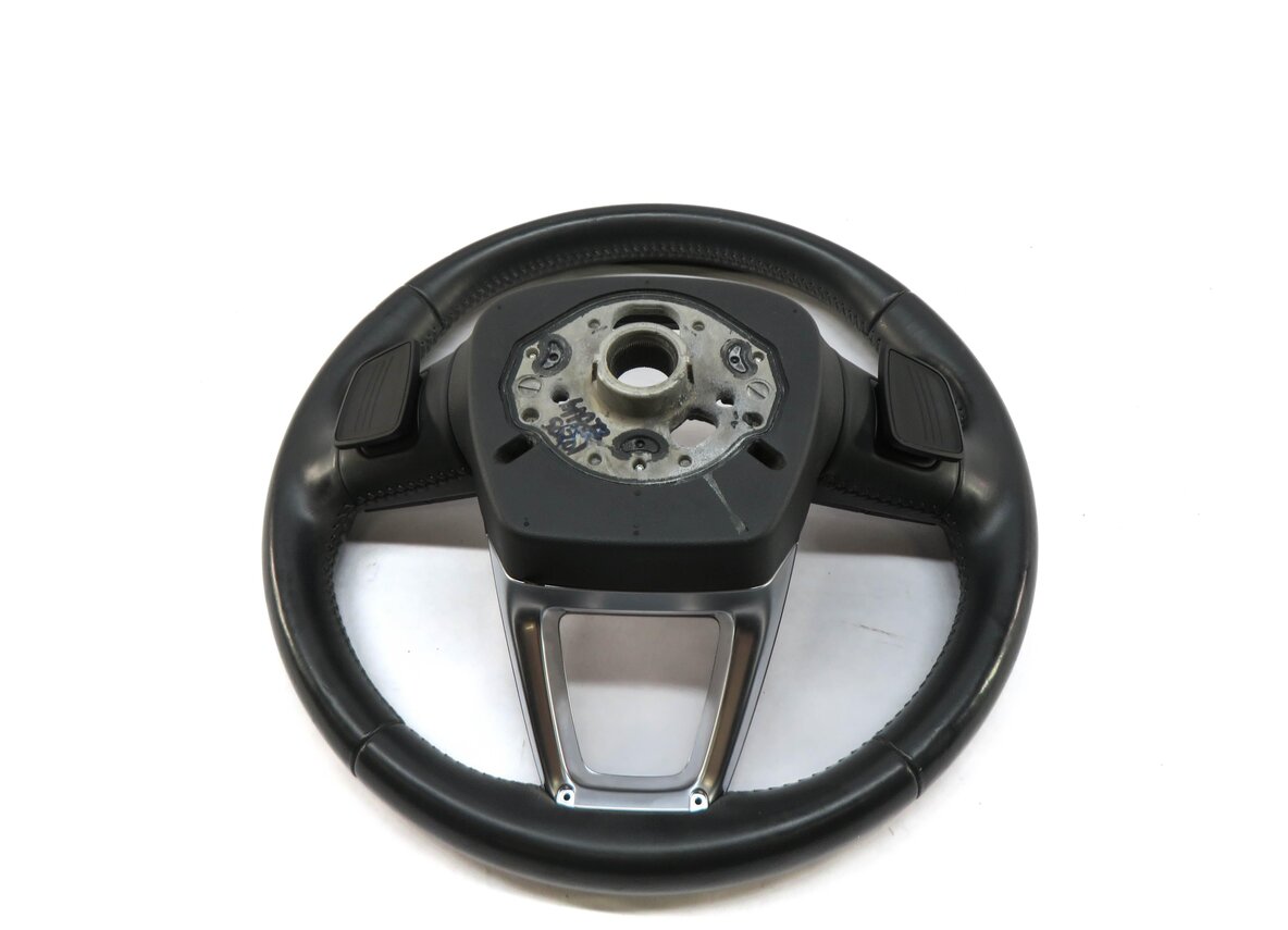 Thumbnail 8: 2017-2019 AUDI ALLROAD Q7 C7 4M 3-SPOKE STEERING WHEEL (HEATED) (BLACK LEATHER)