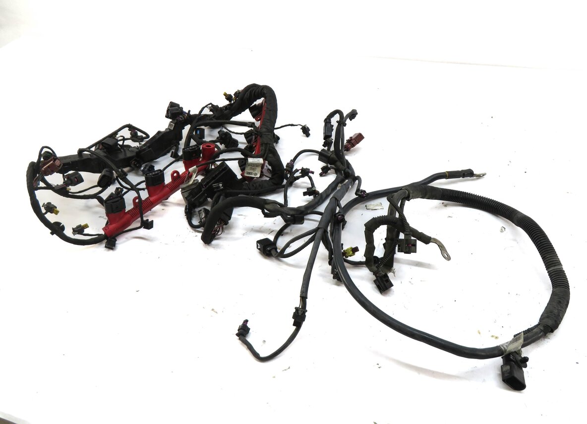 Thumbnail 2: 2017 AUDI Q7 (4M) 3.0L SUPER CREC ENGINE WIRING HARNESS (HAD LED LIGHTS)