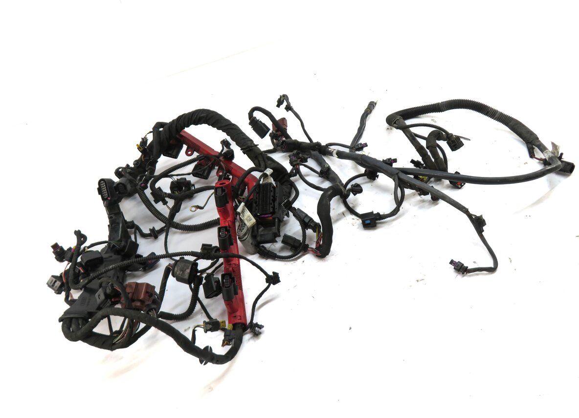 Thumbnail 3: 2017 AUDI Q7 (4M) 3.0L SUPER CREC ENGINE WIRING HARNESS (HAD LED LIGHTS)