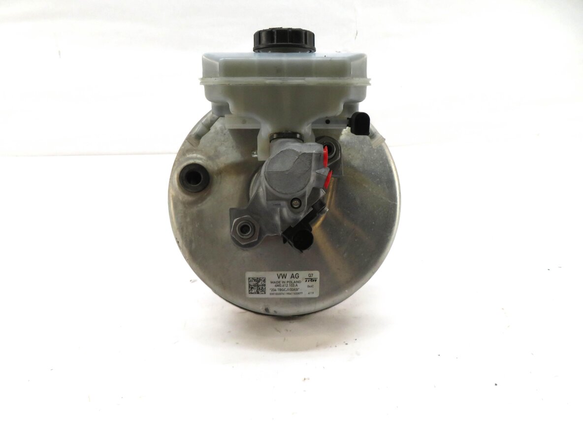 Thumbnail 4: 2017-2022 AUDI Q7 (4M) POWER BRAKE BOOSTER w/ MASTER CYLINDER & RESERVOIR