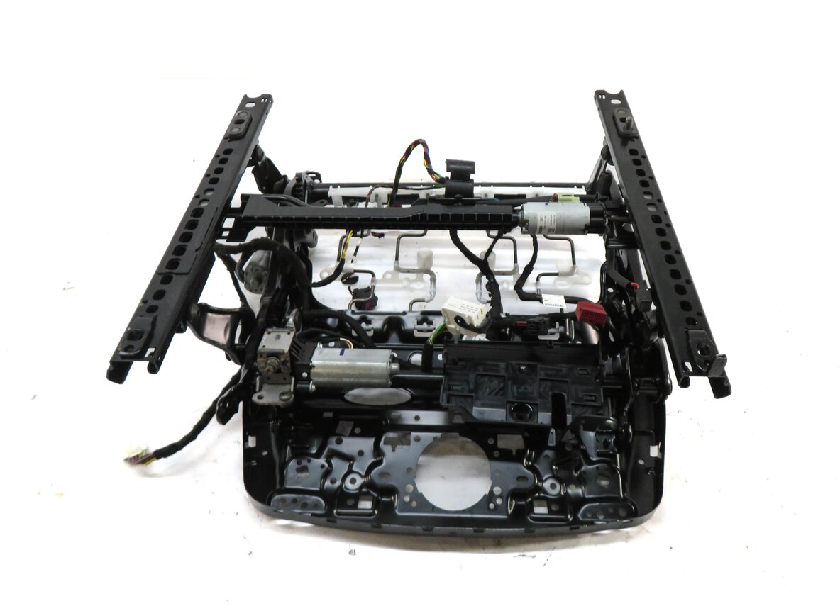 Thumbnail 5: 17-22 AUDI Q7 4M FRONT LEFT DRIVER SEAT TRACK & MOTORS (w/ HEAT MEMORY w/o VENT)
