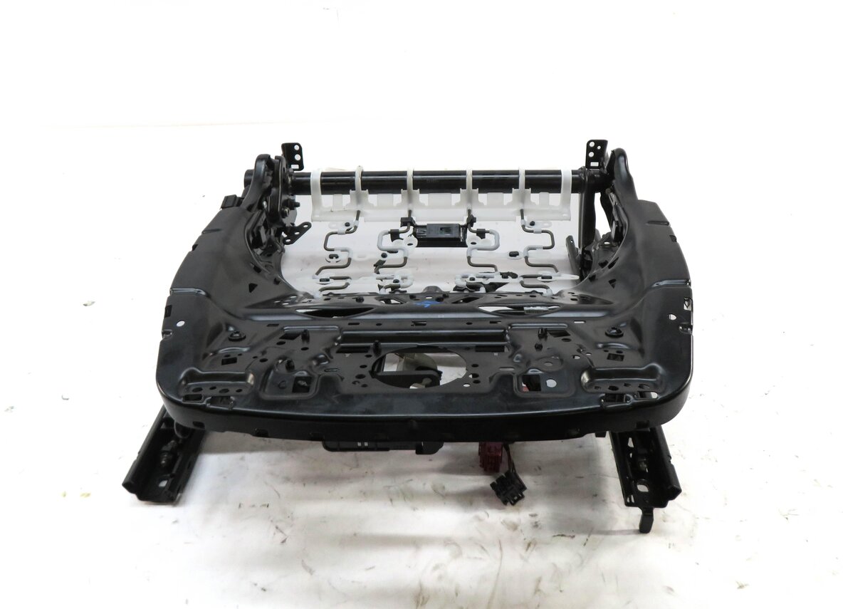 Thumbnail 3: 17-22 AUDI Q7 4M FRONT RIGHT PASSENGER SEAT TRACK w/ MOTORS (NO VENT or MEMORY)