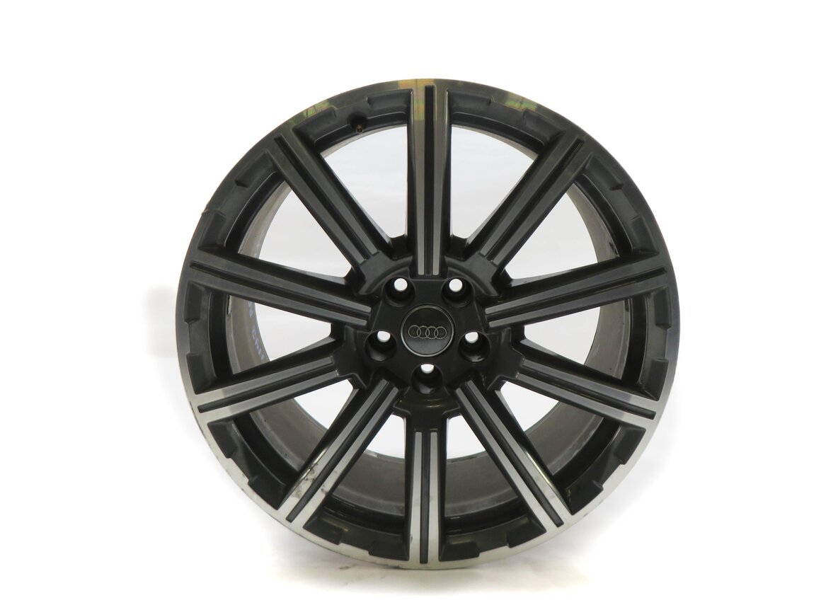 Thumbnail 3: 17-19 AUDI Q7 4M 20x9 ALUMINUM ALLOY 10-SPOKE WHEEL RIM GRAY SILVER 4M0601025AD