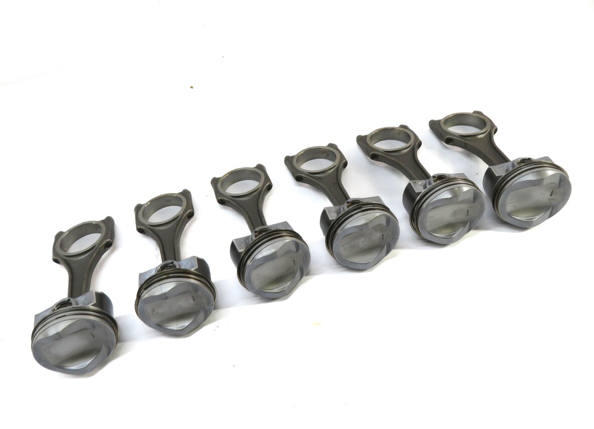 Thumbnail 4: 16-19 AUDI A6 A7 A8 Q7 (C7 D4 4M) 3.0L SUPER CREC PISTON & CONNECTING ROD SET/6