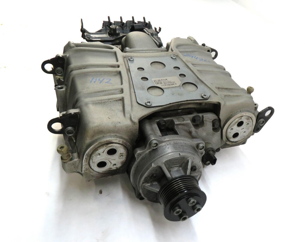 Thumbnail 3: 17-19 AUDI Q7 (4M) 3.0L SUPERCHARGED CREC ENGINE SUPERCHARGER SUPER CHARGER