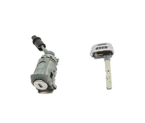 Thumbnail 2: 2017 AUDI Q7 (4M) FRONT LEFT DRIVER DOOR HANDLE LOCK CYLINDER w/ SKELETON KEY