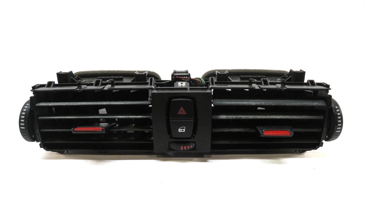 Thumbnail 2: 2012 BMW 335i (F30) FRONT CENTER DASH HVAC A/C HEATER AIR VENT (BLACK w/ RED)