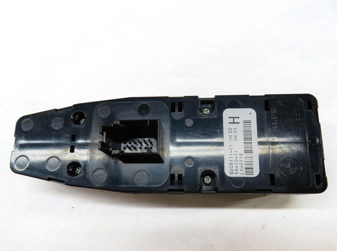 Thumbnail 4: 12-19 BMW 3 4 M3 X3 X4 SERIES FRONT LEFT DRIVER WINDOW SWITCH P-FOLD (BLACK)