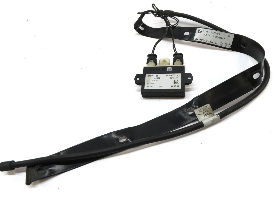Thumbnail 2: 12-17 BMW 3 4 5 7 X3 X6 REAR TRUNK KICK PAD SENSOR SMART OPENER MODULE & CABLE