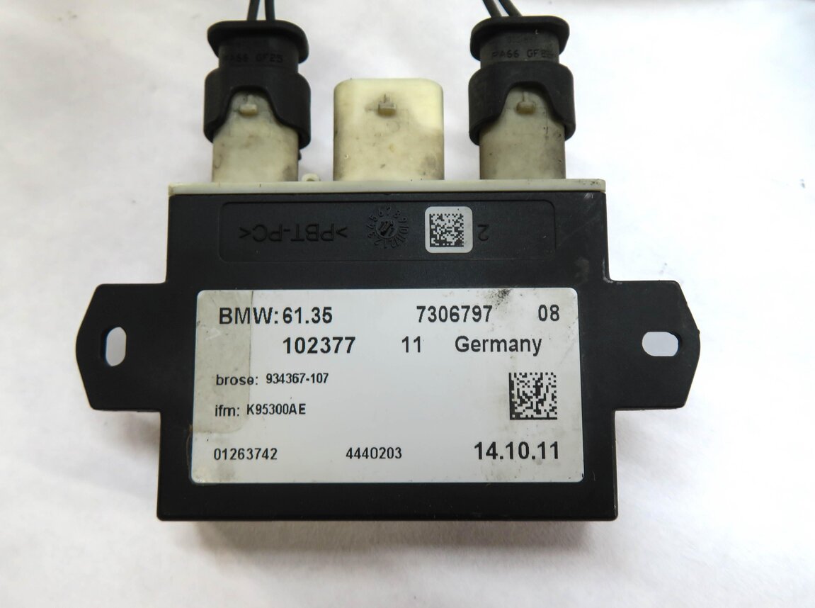 Thumbnail 4: 12-17 BMW 3 4 5 7 X3 X6 REAR TRUNK KICK PAD SENSOR SMART OPENER MODULE & CABLE