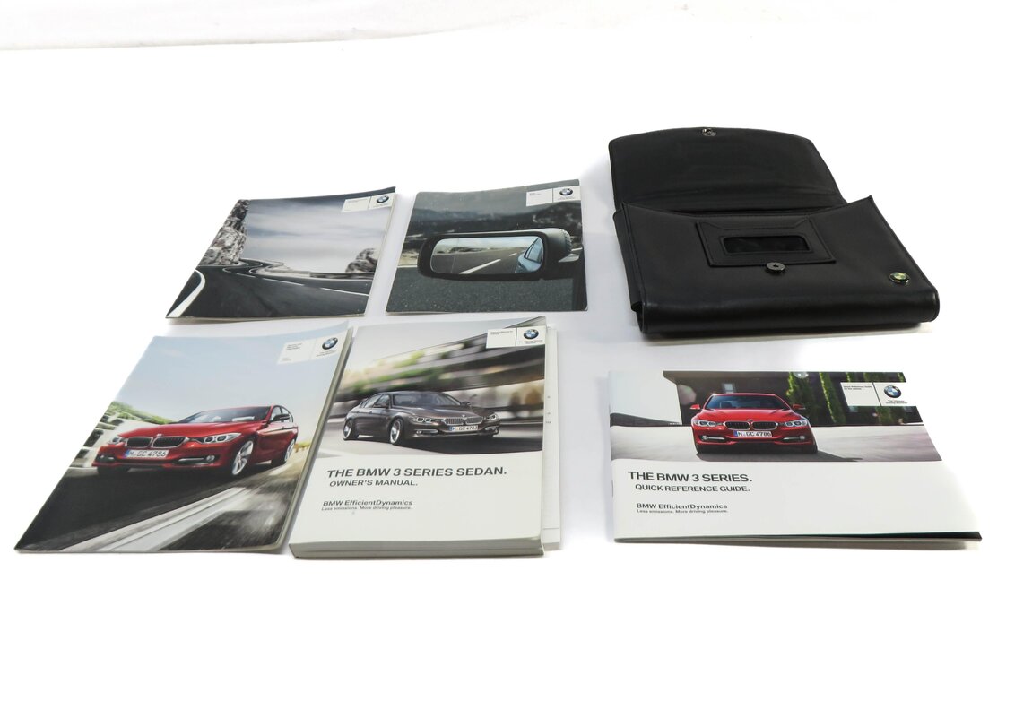Thumbnail 2: 2012 BMW 335i (F30) SEDAN OWNERS MANUAL BOOKLET SET OF 5 w/ BLACK CARRYING CASE