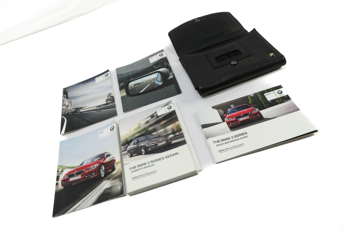 Thumbnail 3: 2012 BMW 335i (F30) SEDAN OWNERS MANUAL BOOKLET SET OF 5 w/ BLACK CARRYING CASE