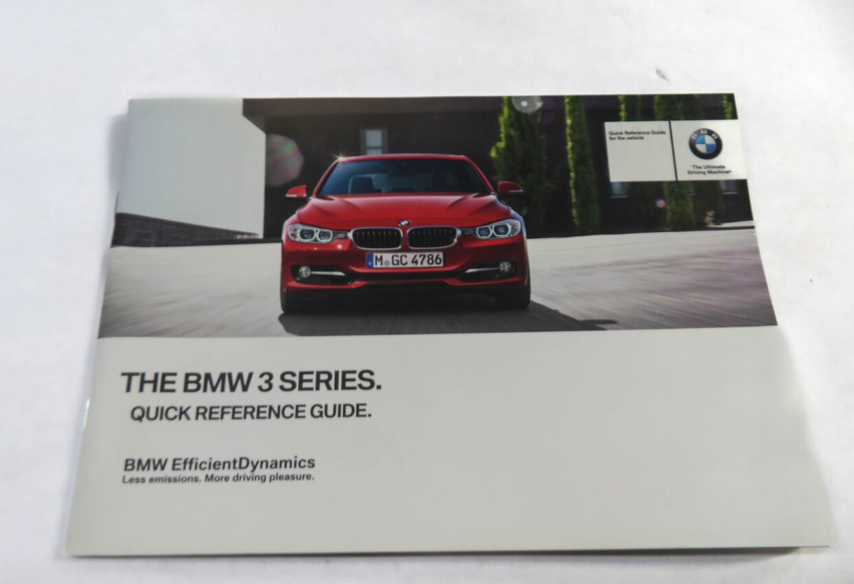 Thumbnail 4: 2012 BMW 335i (F30) SEDAN OWNERS MANUAL BOOKLET SET OF 5 w/ BLACK CARRYING CASE