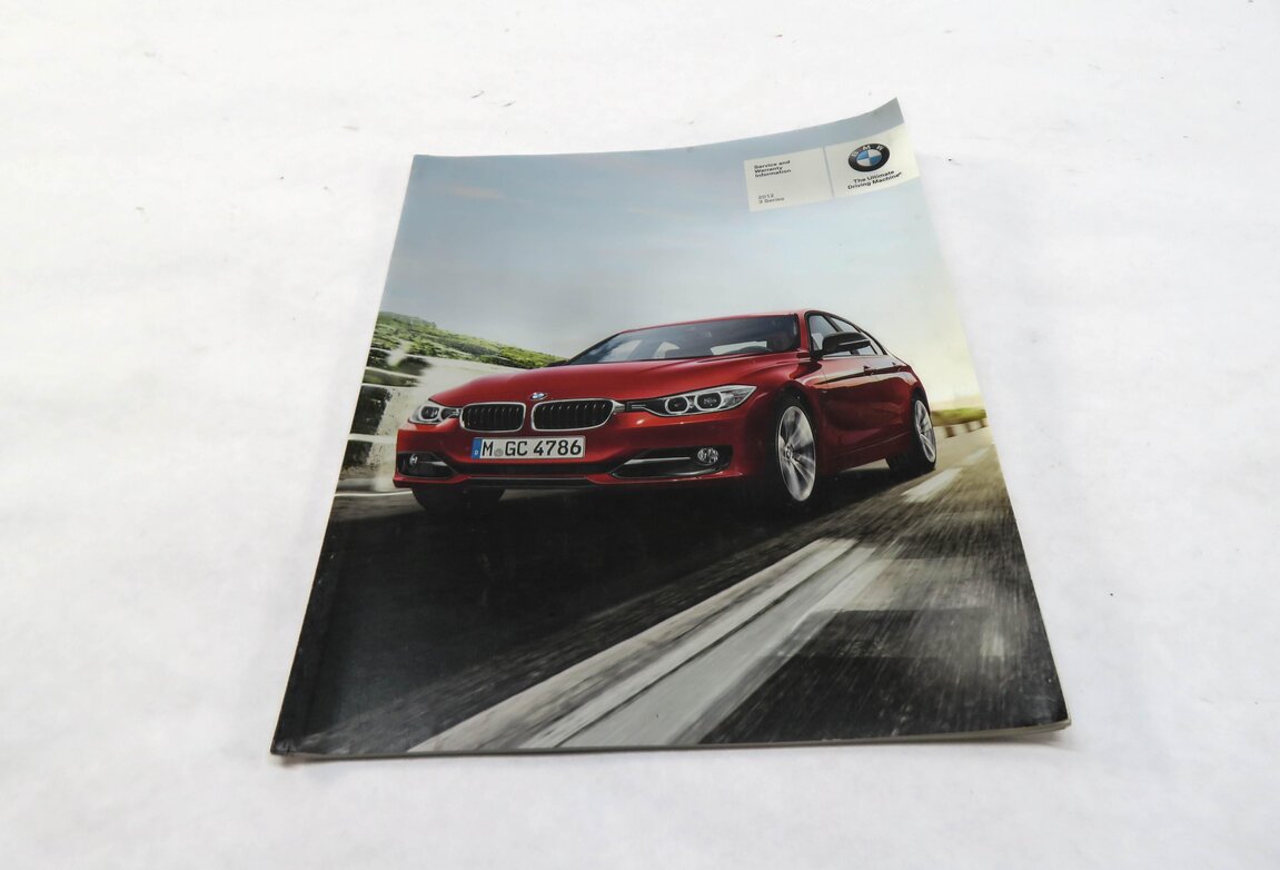 Thumbnail 5: 2012 BMW 335i (F30) SEDAN OWNERS MANUAL BOOKLET SET OF 5 w/ BLACK CARRYING CASE