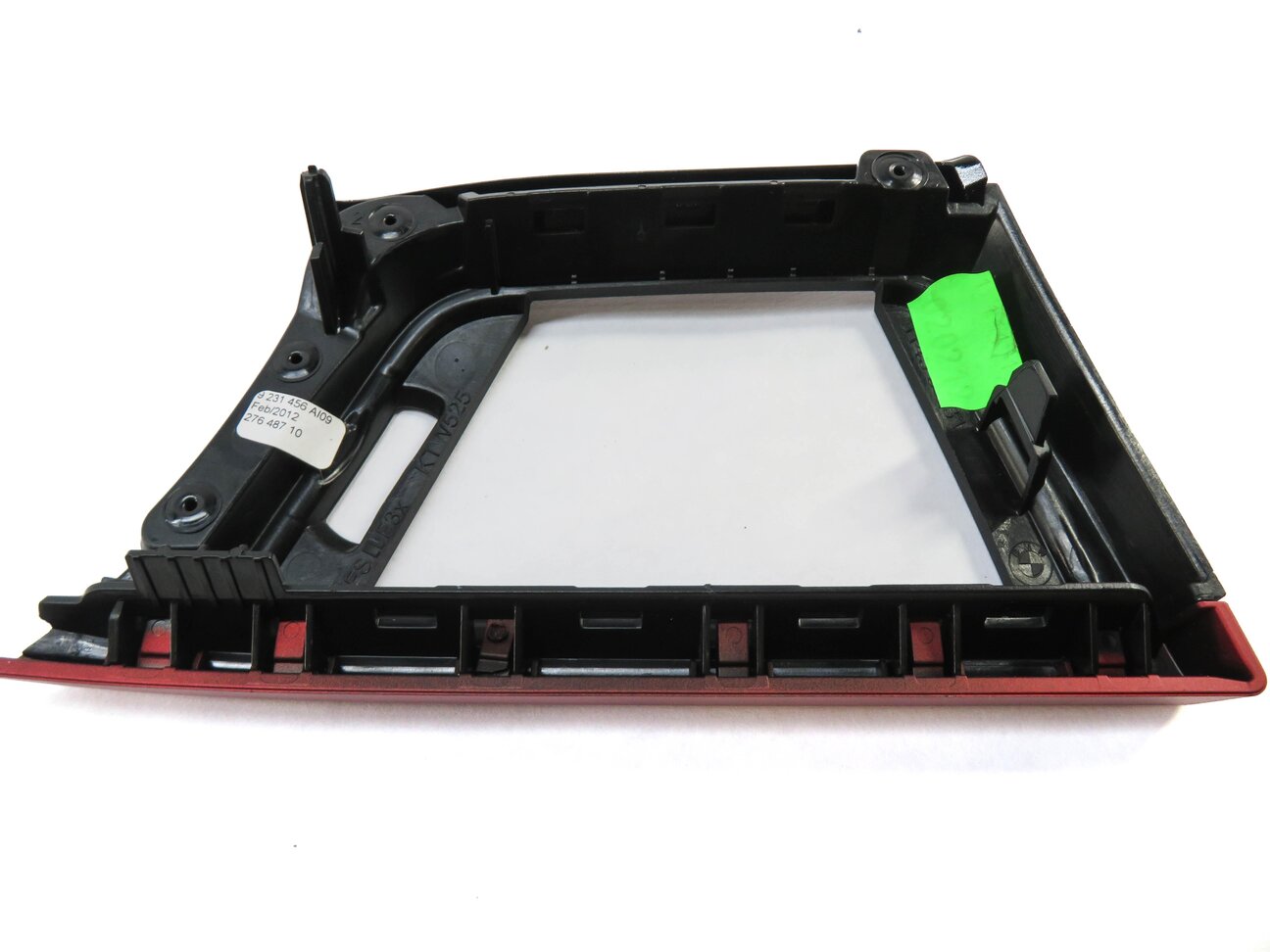 Thumbnail 9: 2012 BMW 335i F30 FRONT REAR LEFT RIGHT DOOR DASH CONSOLE TRIM SET (BLACK & RED)