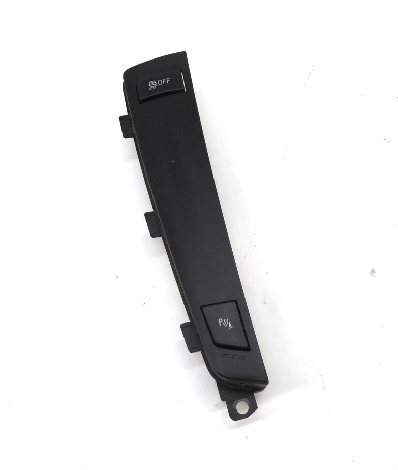 2011 BMW 535i (F10) TRACTION CONTROL PDC SWITCH BUTTON PANEL (BLACK) 61319202927