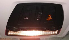 Thumbnail 2: 2011 BMW 535i (F10) FRONT CENTER ROOF PRIMARY DOME LIGHT (GREY) C606792