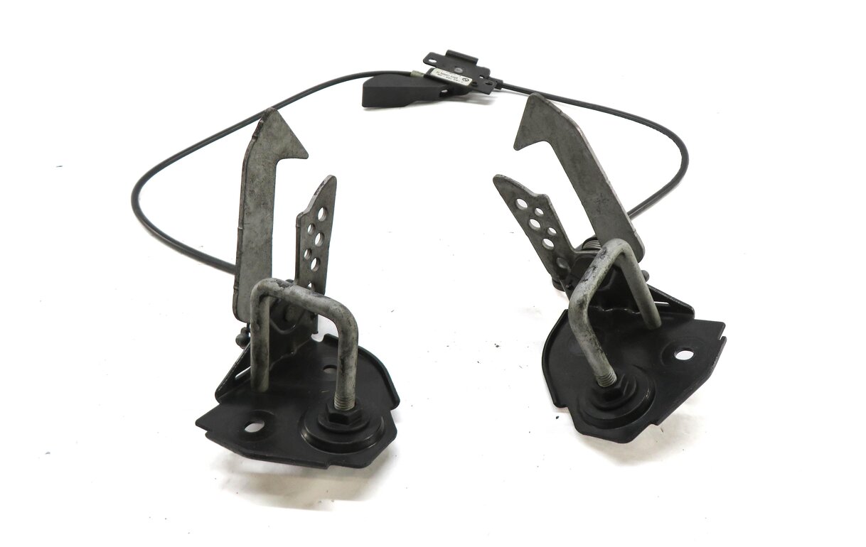 Thumbnail 2: 2011 BMW 535i F10 FRONT LEFT RIGHT HOOD SAFETY CATCH LATCH & RELEASE LEVER CABLE