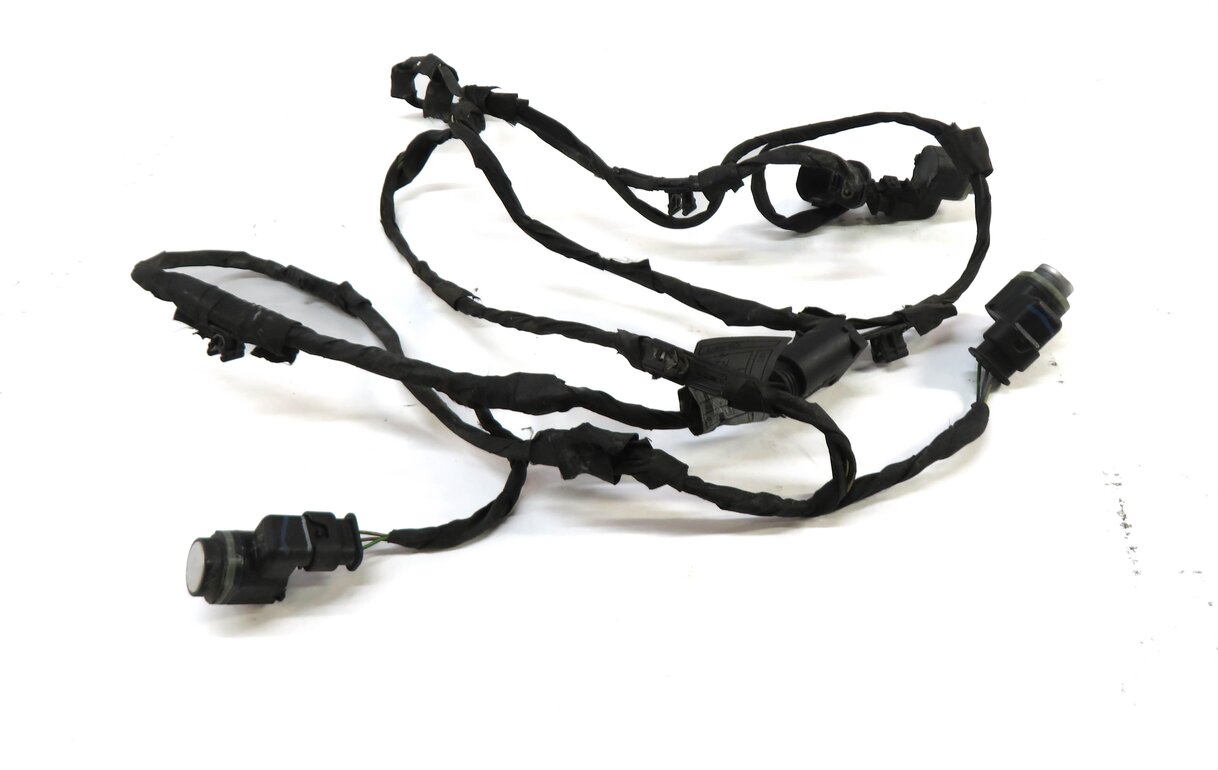 Thumbnail 2: 2011 BMW 535i (F10) FRONT PARK ASSIST PDC SENSOR SET/4 (SILVER) w/ WIRE HARNESS
