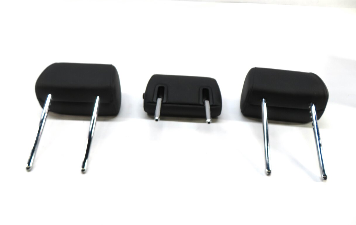 Thumbnail 5: 2011 BMW 535i (F10) REAR LEFT RIGHT CENTER SEAT HEADREST SET/3 (BLACK LEATHER)