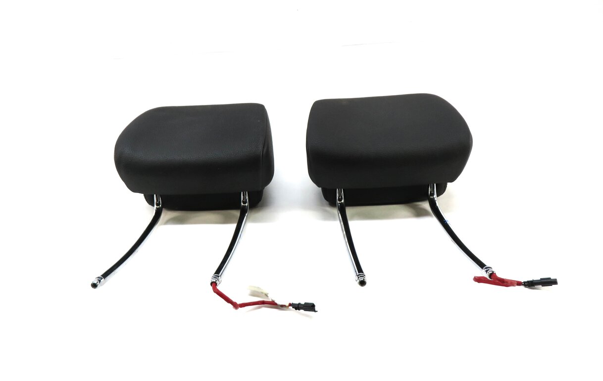 Thumbnail 2: 2011 BMW 535i F10 FRONT LEFT & RIGHT SEAT HEADREST SET/2 (BLACK DAKOTA LEATHER)
