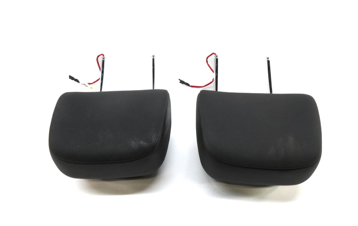 Thumbnail 3: 2011 BMW 535i F10 FRONT LEFT & RIGHT SEAT HEADREST SET/2 (BLACK DAKOTA LEATHER)