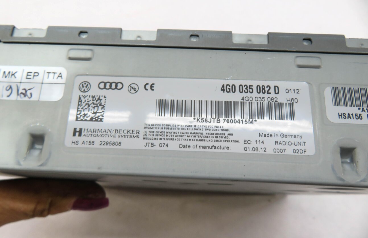 Thumbnail 4: 2012-2017 VW TOUAREG / AUDI A4 S4 A5 S5 A6 S6 Q7 - AM/FM RADIO STEREO RECEIVER