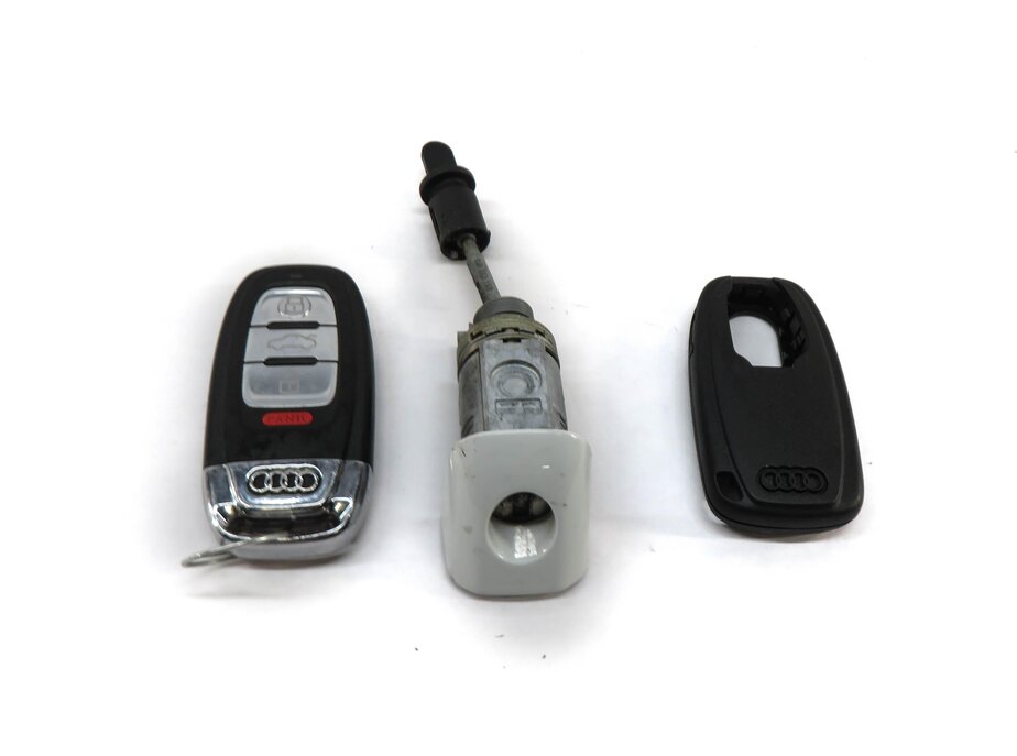 Thumbnail 14: 2013 AUDI A4 (B8 8K) 2.0L CPMA TURBO ENGINE ECM BCM IMMOBILIZER MODULE KEY SET