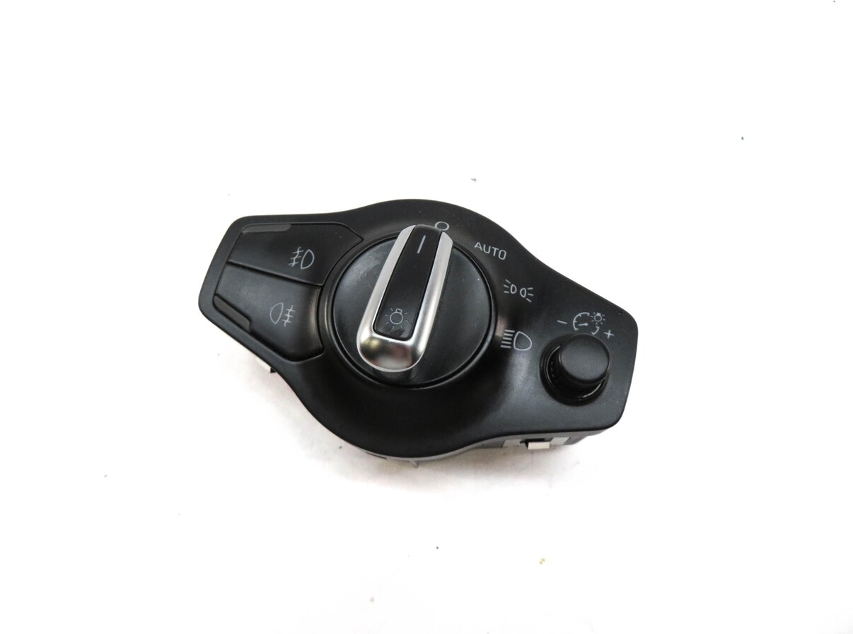 2013 AUDI A4 (B8 8K) DASH HEADLIGHT FOG LIGHT DIMMER SWITCH CONTROL KNOB (BLACK)