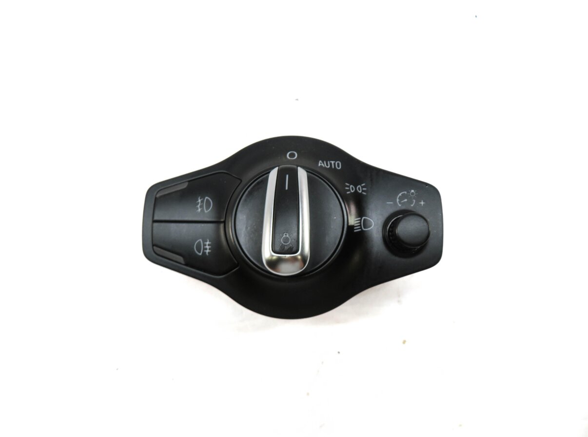 Thumbnail 3: 2013 AUDI A4 (B8 8K) DASH HEADLIGHT FOG LIGHT DIMMER SWITCH CONTROL KNOB (BLACK)
