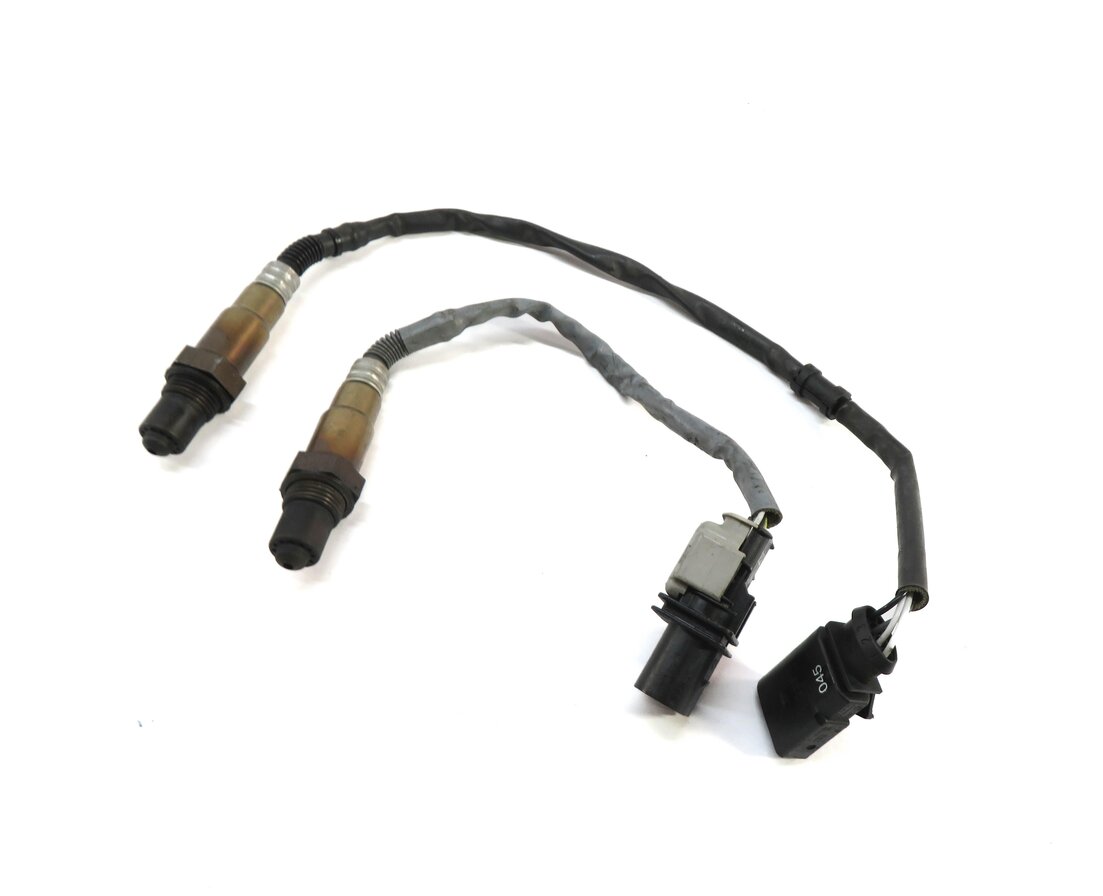 2013 AUDI A4 (B8 8K) 2.0L TURBO CPMA ENGINE PRE & POST O2 OXYGEN SENSOR SET/2