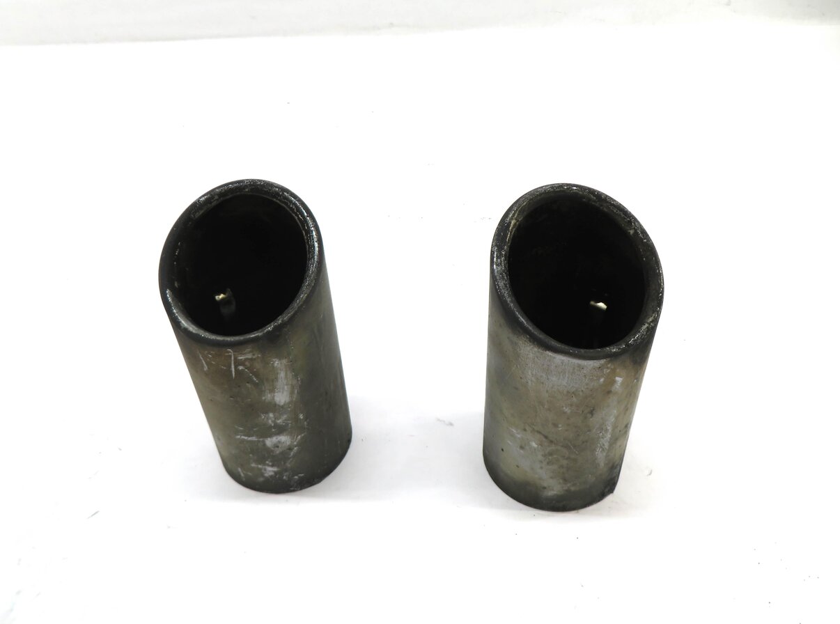 Thumbnail 2: 2013 AUDI A4 (B8 8K) REAR EXHAUST METAL MUFFLER TIPS SET OF 2 8K0253825D