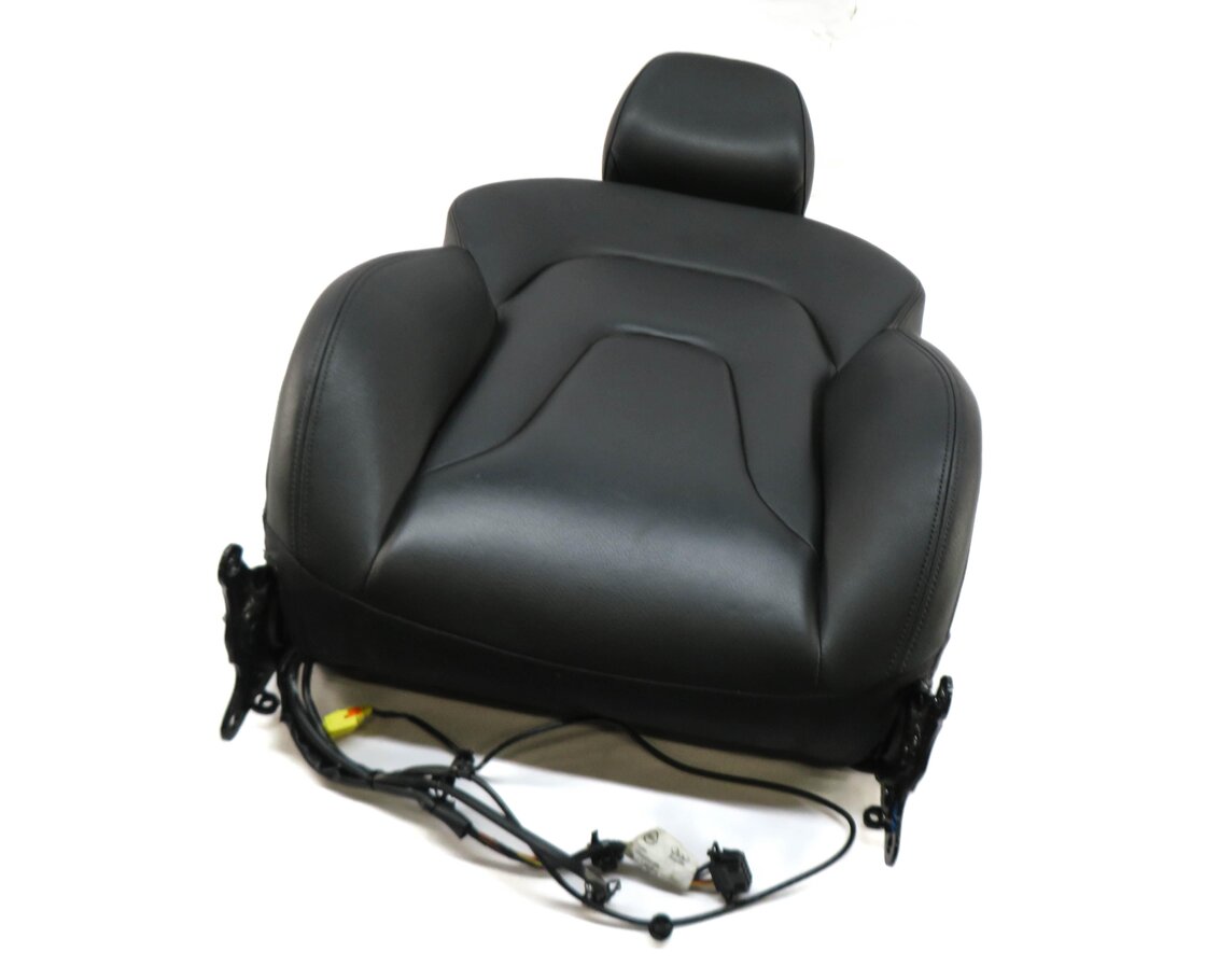 10-13 AUDI A4 B8 FRONT RIGHT PASSENGER UPPER HEATED SPORT SEAT CUSHION (BLACK)