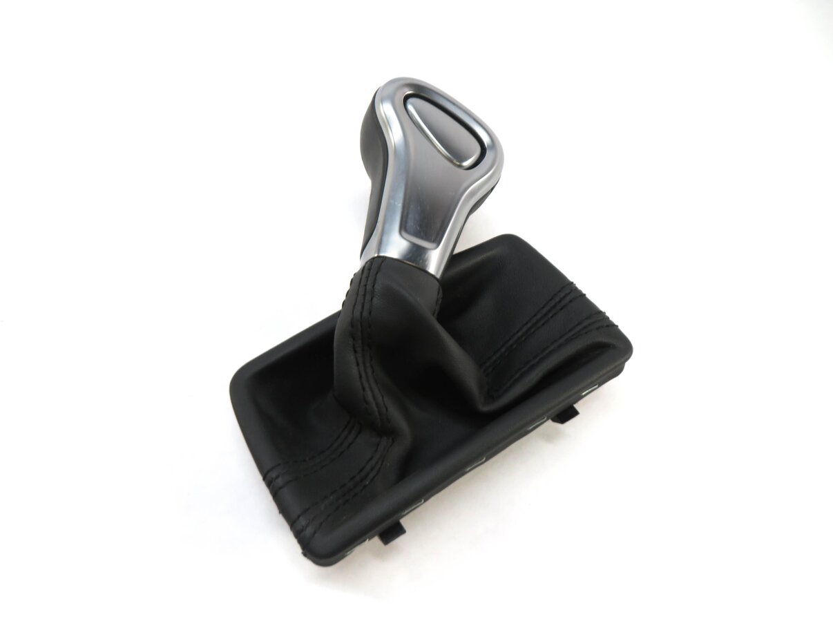 2013 AUDI A4 (B8 8K) AUTOMATIC GEAR SHIFTER KNOB & BOOK (BLACK & SILVER)