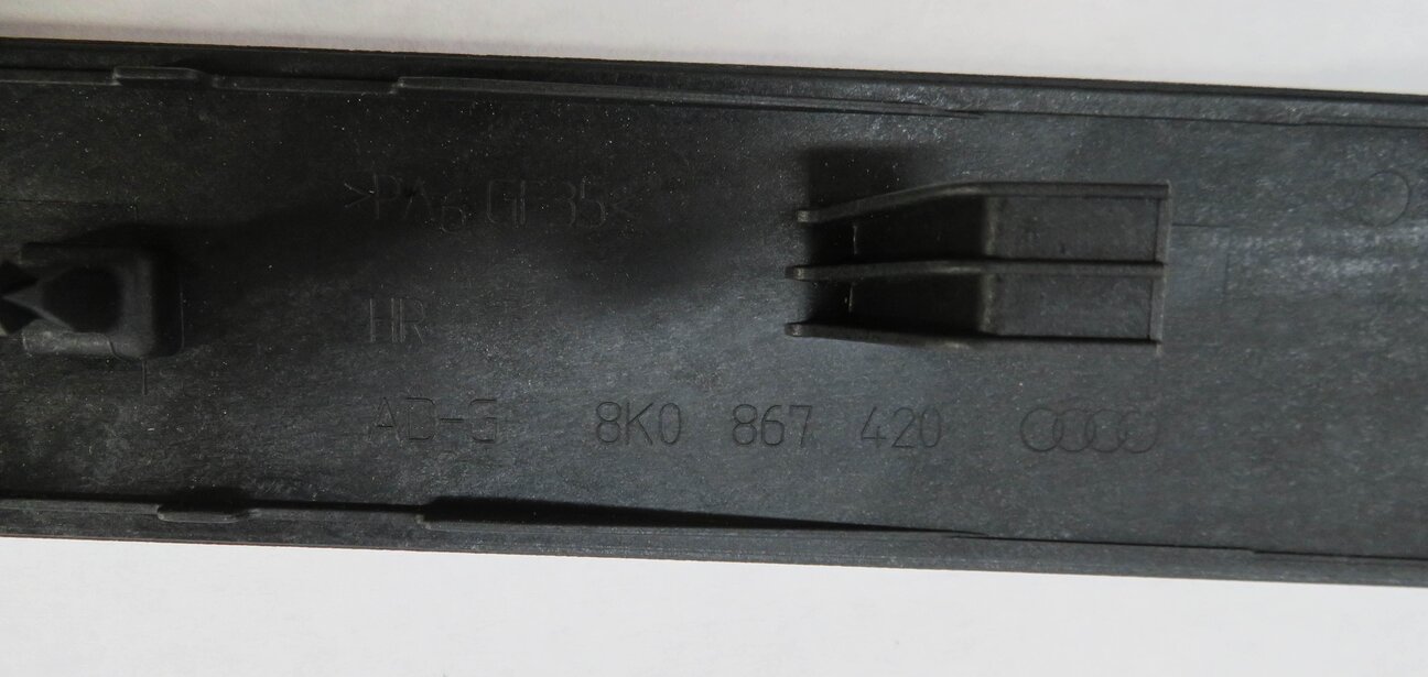 Thumbnail 11: 2013 AUDI A4 (B8 8K) FRONT REAR LEFT RIGHT DOOR CONSOLE DASH ALUMINUM TRIM SET/6
