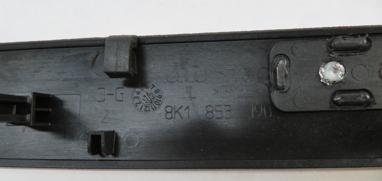 Thumbnail 15: 2013 AUDI A4 (B8 8K) FRONT REAR LEFT RIGHT DOOR CONSOLE DASH ALUMINUM TRIM SET/6