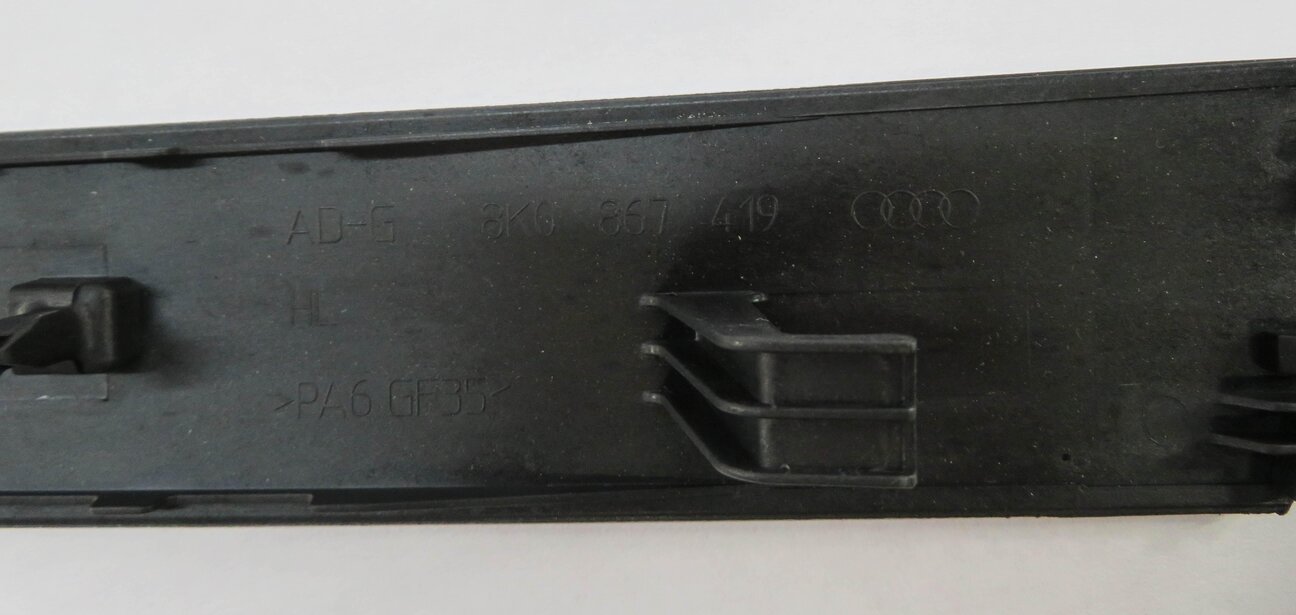 Thumbnail 9: 2013 AUDI A4 (B8 8K) FRONT REAR LEFT RIGHT DOOR CONSOLE DASH ALUMINUM TRIM SET/6