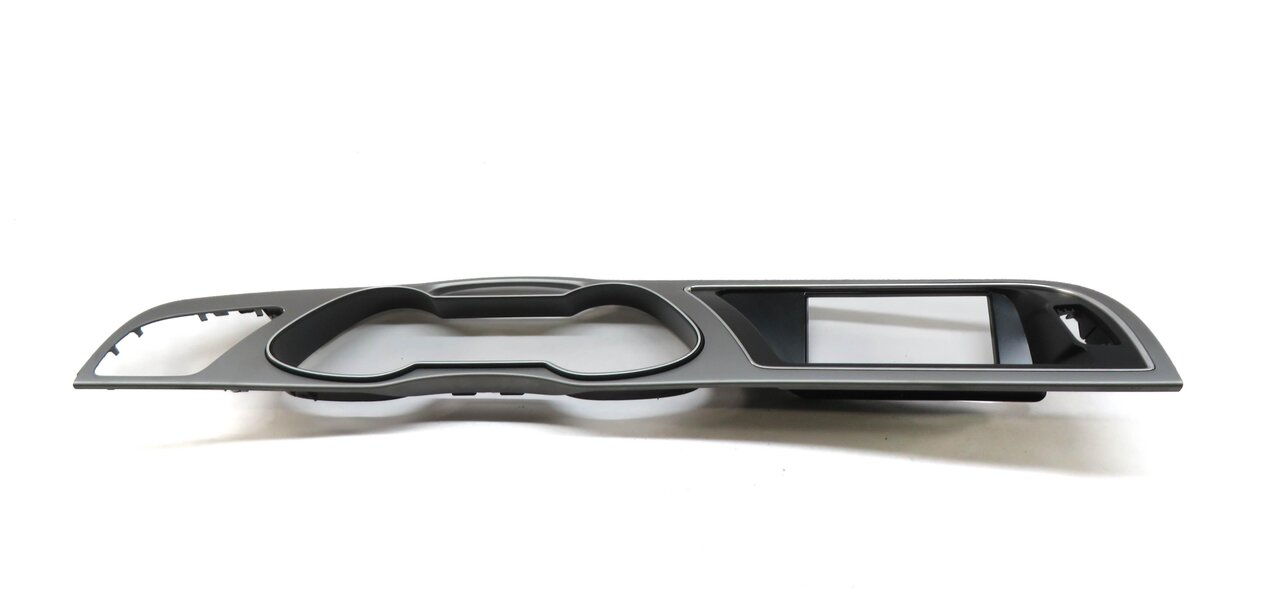 2013 AUDI A4 (B8 8K) FRONT DASHBOARD SPEEDOMETER NAVIGATION TRIM (GRAY & BLACK)
