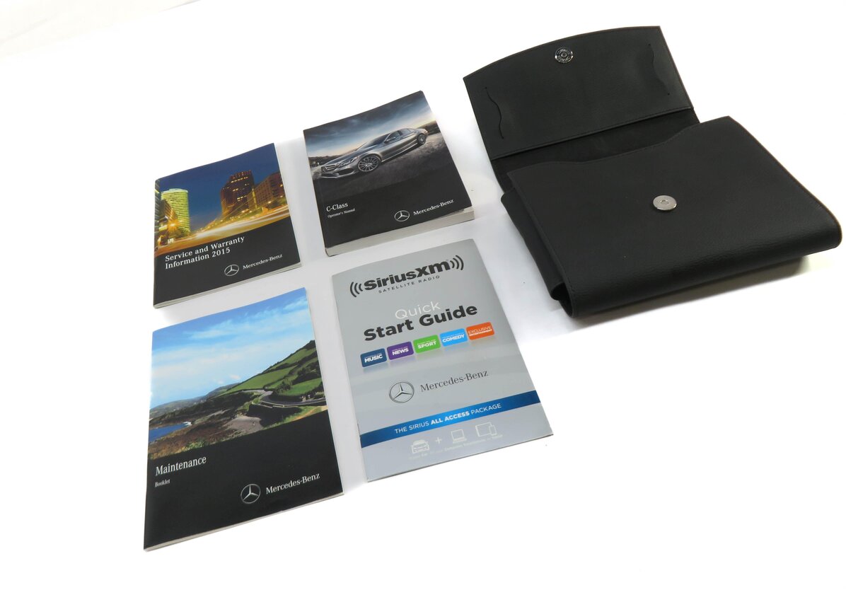 Thumbnail 3: 2015 MERCEDES C300 (W205) OWNERS MANUAL BOOK BOOKLET GUIDE SET w/ CASE