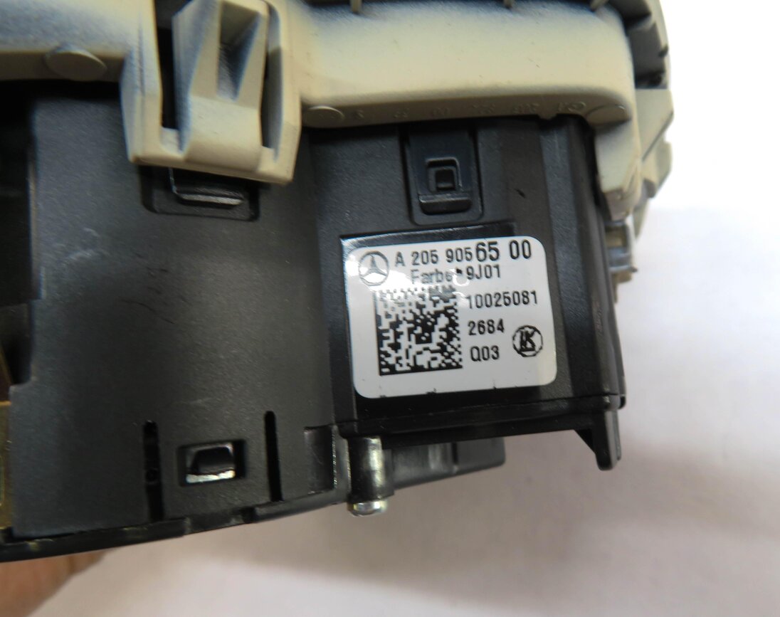 Thumbnail 5: 2015-2021 MERCEDES C300 C400 C43 (W205) HEADLIGHT SWITCH w/ TRIM (BEIGE)