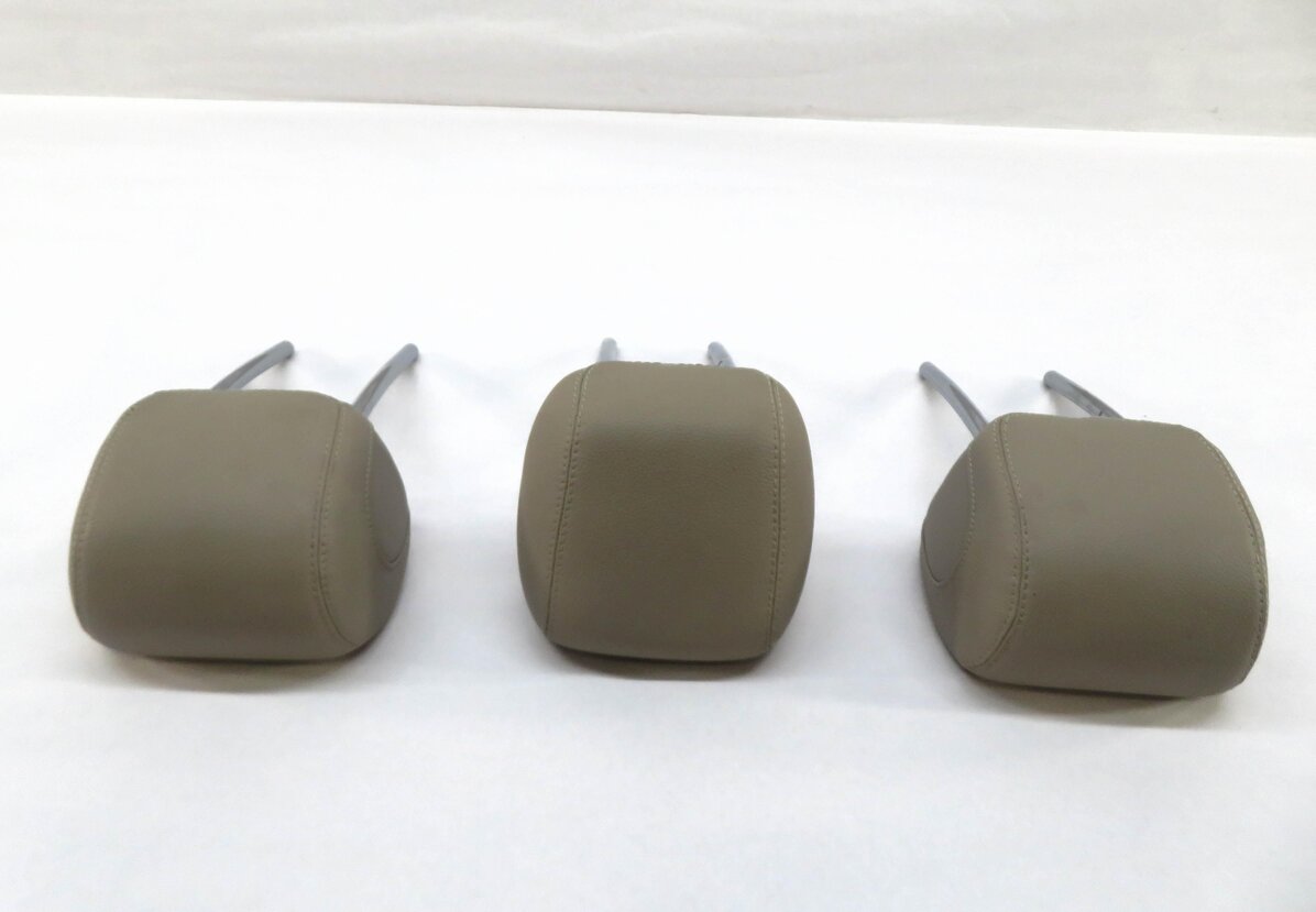 Thumbnail 4: 2015 MERCEDES C300 (W205) REAR LEFT / CENTER / RIGHT SEAT HEADREST SET (BEIGE)