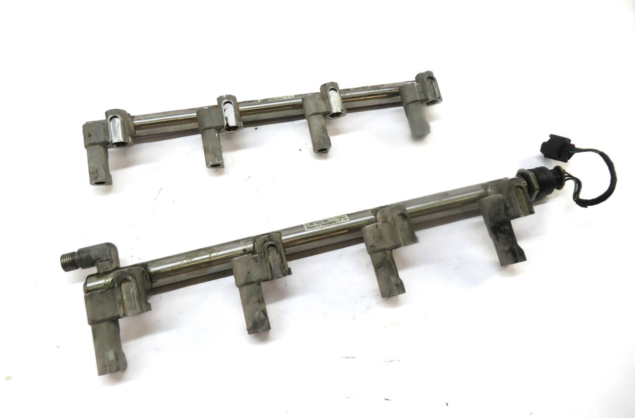 2012 RANGE ROVER SPORT (L320) SC 5.0L SUPER ENGINE FUEL RAIL SET/2 w/ SENSORS