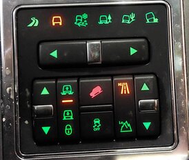 Thumbnail 2: 2012 RANGE ROVER SPORT (L320) FRONT CENTER CONSOLE TRACTION CONTROL SWITCH PANEL