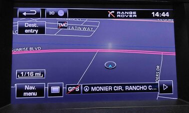 12-13 LR4 RANGE ROVER SPORT (L320) RADIO STEREO GPS NAVIGATION DISPLAY SCREEN