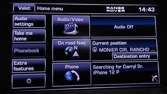 Thumbnail 2: 12-13 LR4 RANGE ROVER SPORT (L320) RADIO STEREO GPS NAVIGATION DISPLAY SCREEN