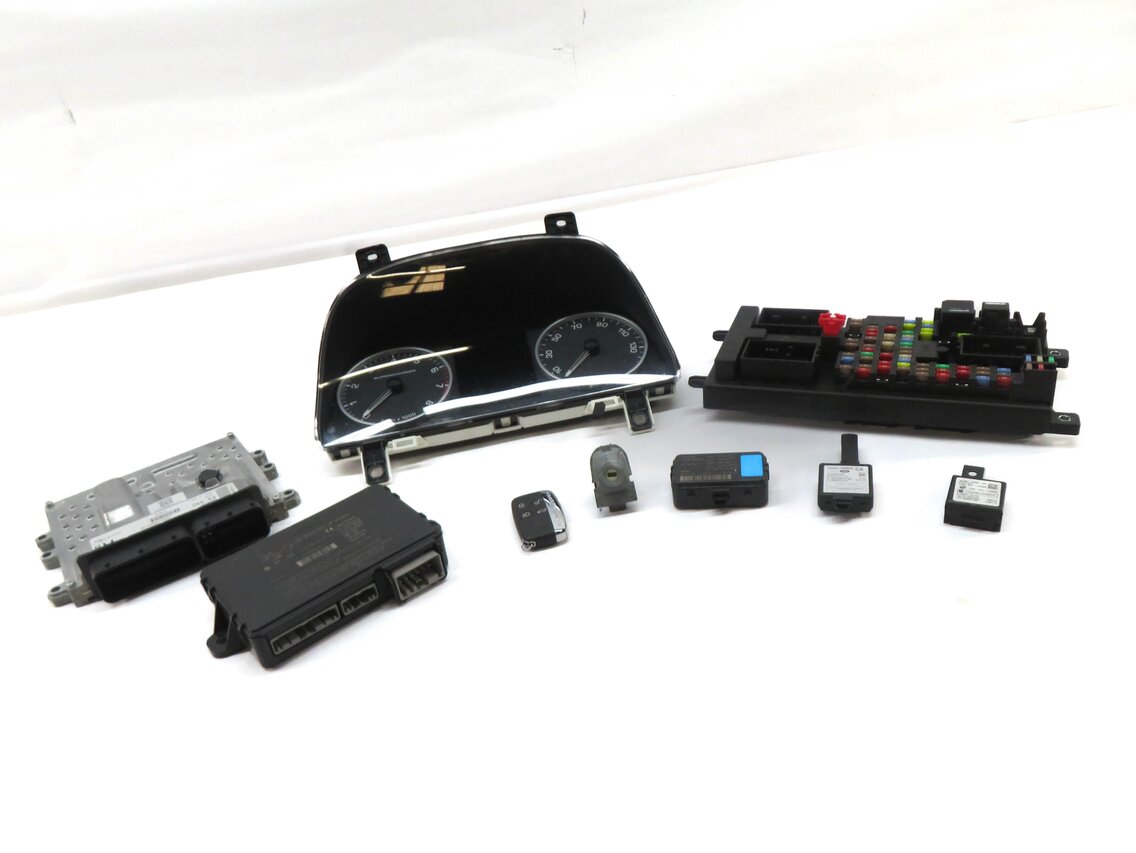 12-13 RANGE ROVER SPORT (L320) 5.0L SUPERCHARGED ENGINE ECM BCM MODULE KEY SET