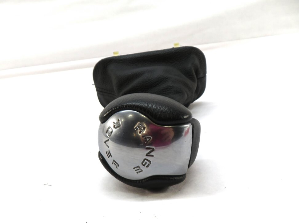 Thumbnail 2: 2012 RANGE ROVER SPORT (L320) SHIFTER SHIFT KNOB w/ BOOT (BLACK & SILVER)