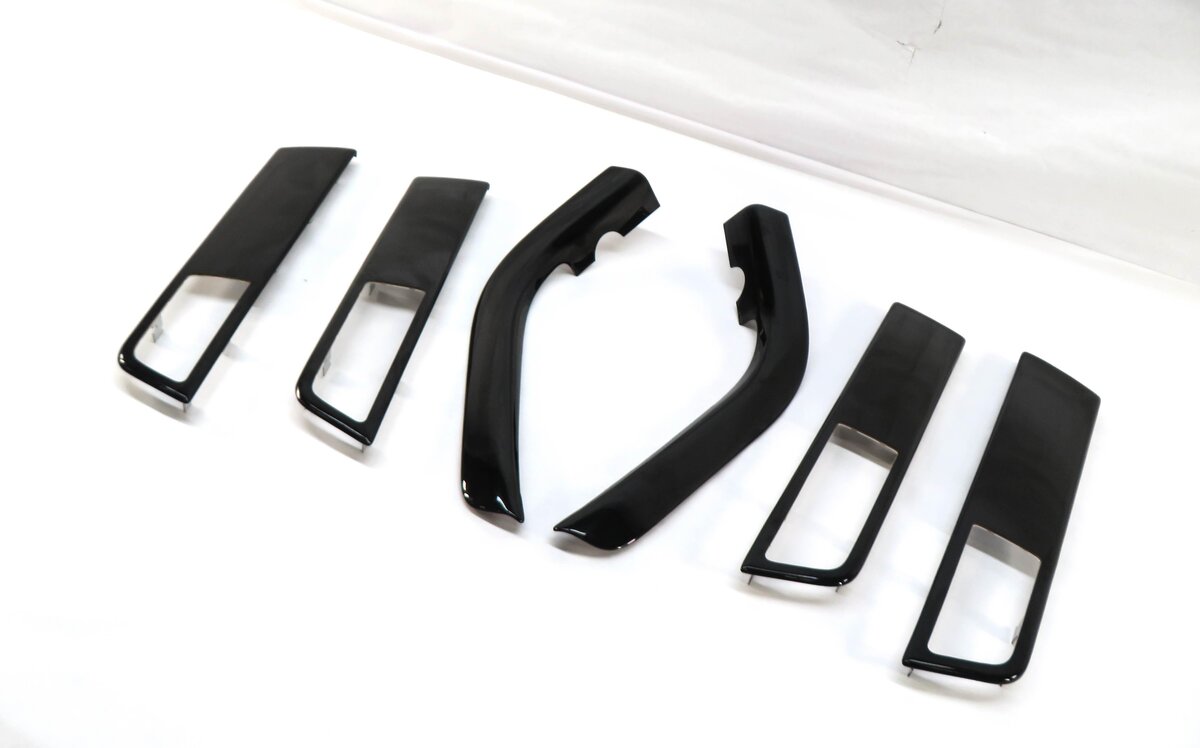 2012 RANGE ROVER SPORT L320 FRONT REAR LEFT RIGHT TRIM SET/6 (GRAND BLACK WOOD)