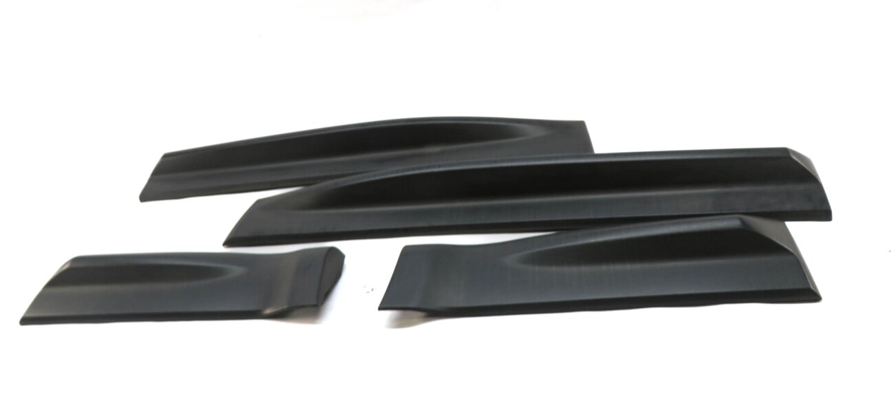 2012 RANGE ROVER SPORT L320 FRONT REAR LEFT RIGHT DOOR MOULDING TRIM SET (BLACK)